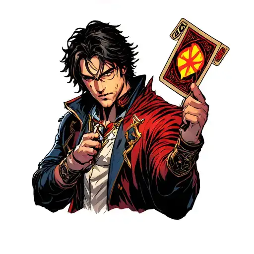 Gambit Xmen Holding Deck