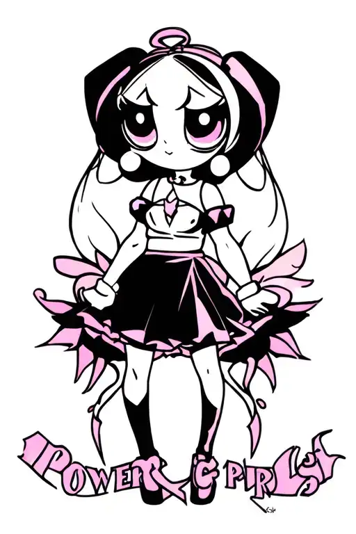 Powerpuff Girls Gothic Style