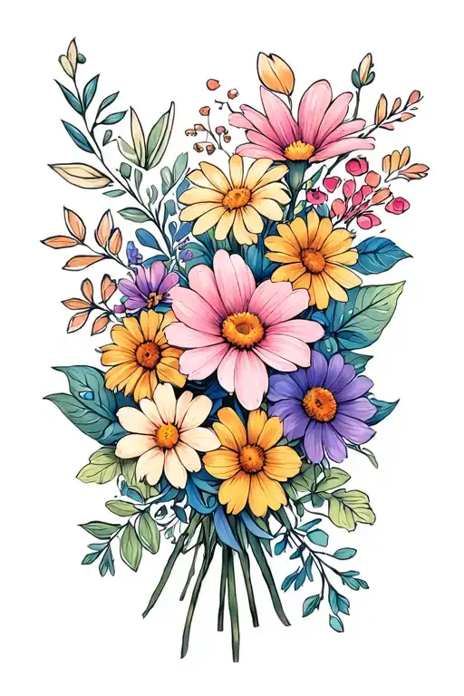September Flower Bouquet