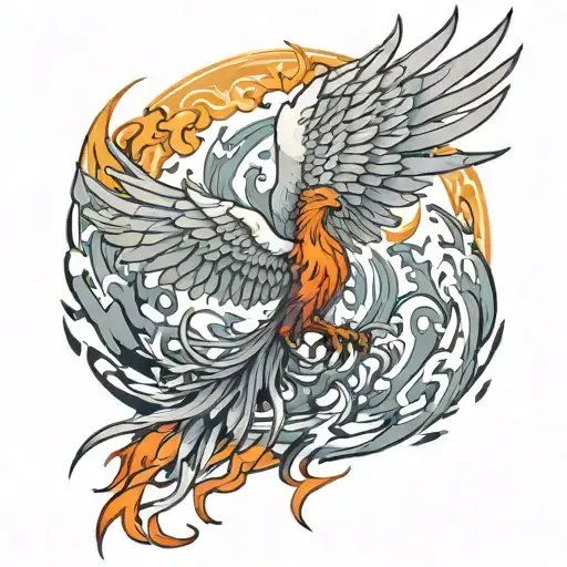 Phoenix Rising From The Ashes