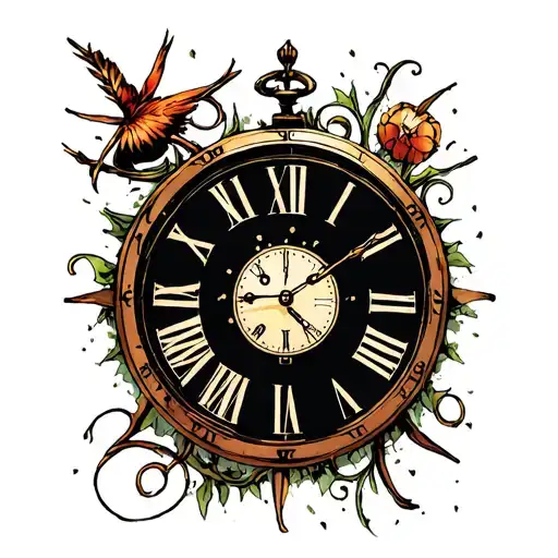 Clocks With Dates As Time Inside
