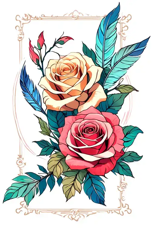 Roses And Feathers