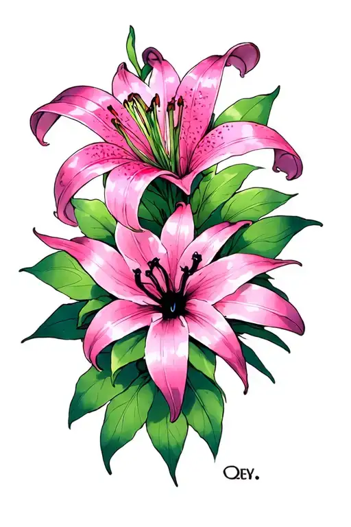 Tokyo Ghoul Spider Lilly Flower