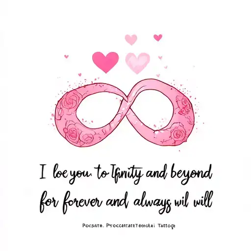 I Love You To Infinity And Beyond For Forever And Always Will