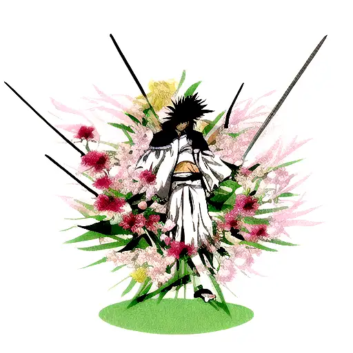 Bleach Sword And Flower