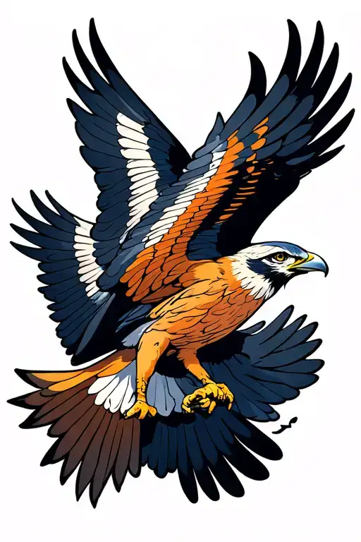 Falcon Flying
