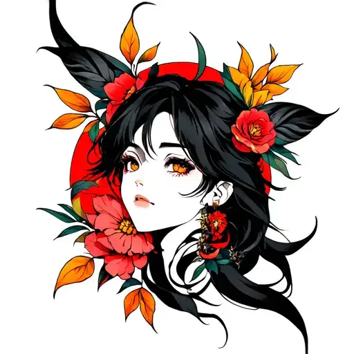 Mahori Tattoo Fused With Anime