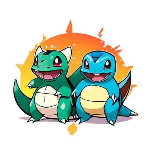 Bong With Bulbasaur Squirtle And Charmander