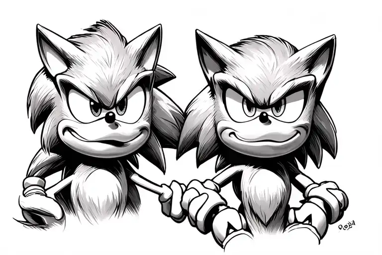 Sonic The Hedgeghog And The Grinch