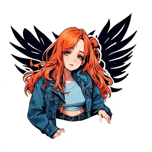 Hanni From New Jeans Anime Style