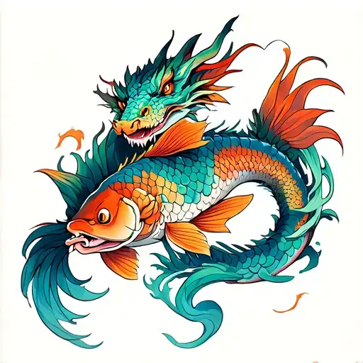 Carp And Dragon