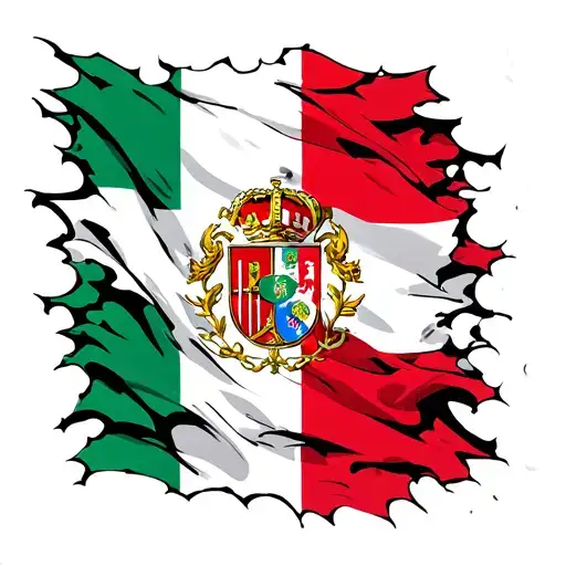 Italian Flag Ripping