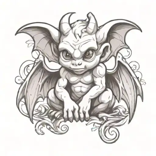 Cute Baby Gargoyle