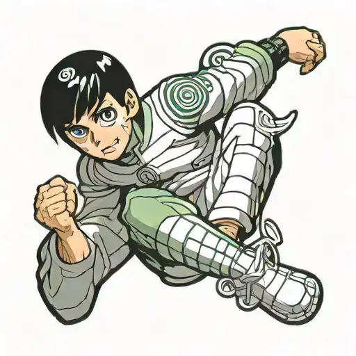 Rock Lee Knee
