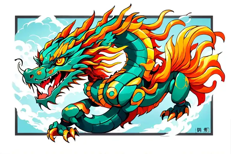 Mecha Chinese Dragon