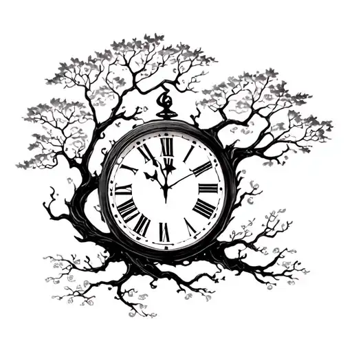 Clock And Tree