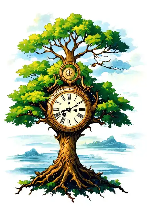 Clock And Tree