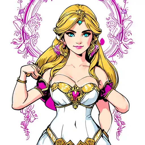 Princess Zelda As A Pin Up Girl