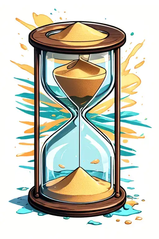 Hour Glass With Sand