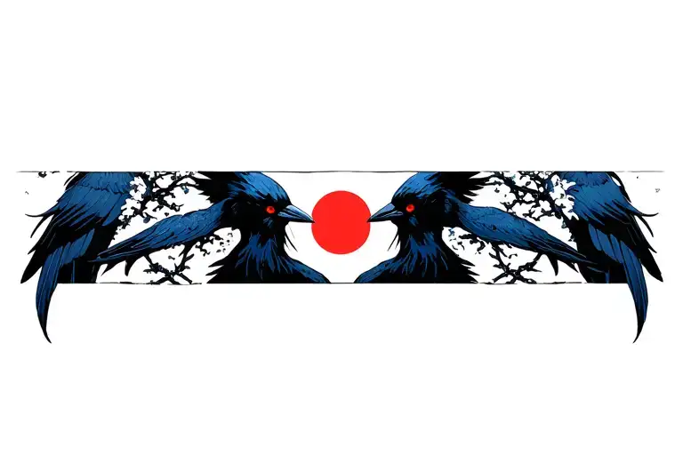 Itachi's Crow Inspired Scene