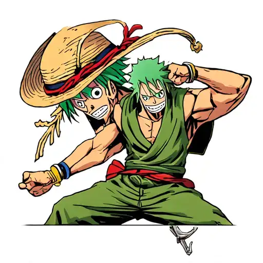 Zoro Of One Piece Fighting With Mr One