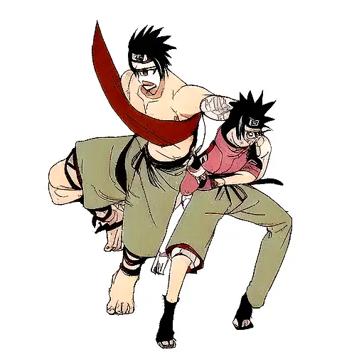 Do A Tatto Arm About Danzo Arm From Naruto With All Naruto Eyes