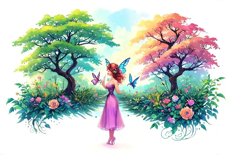 Fairy Forest Scene