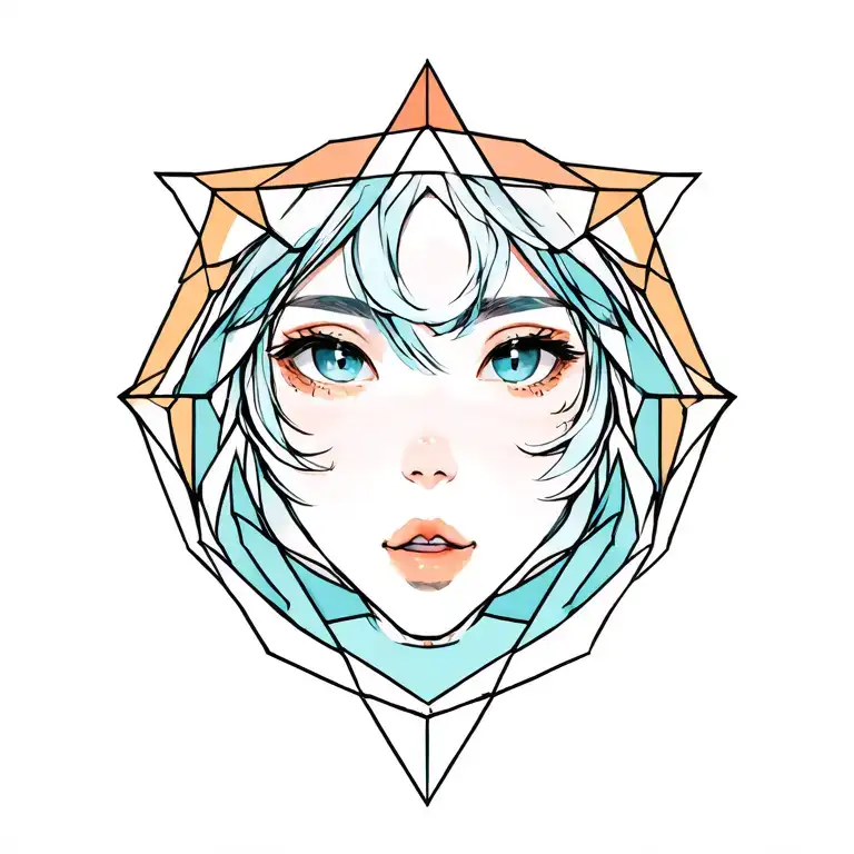 Geometric Shape Which Passes From Front Of The Eapaule To Behind Via The Collarbone