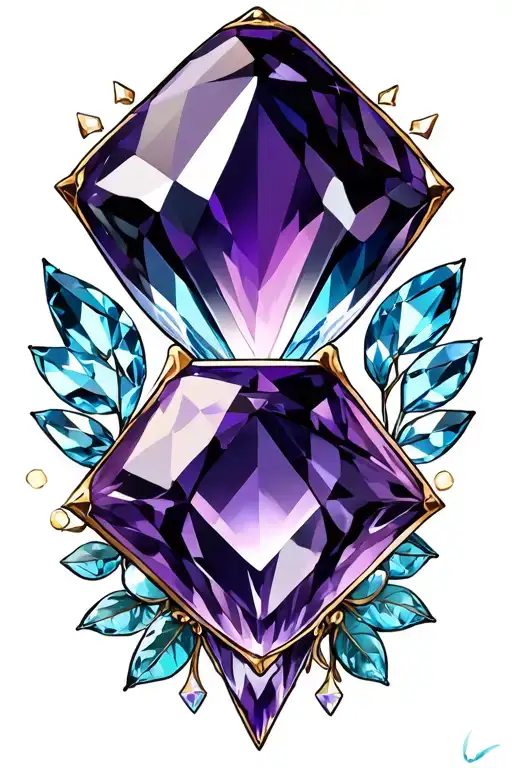Birthstone Amethyst Aquamarine Diamond Topaz
