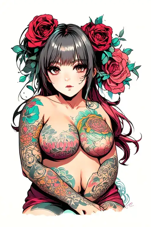 Anime Girl With Big Breasts