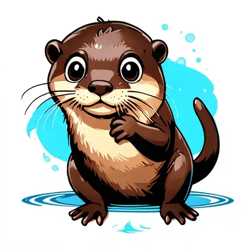 Otter Playing