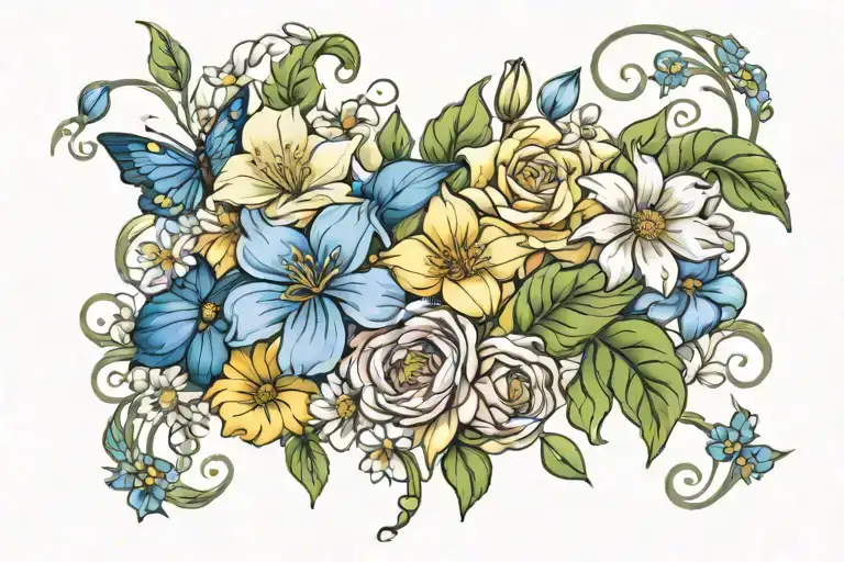 Jasmine Flowers Sunflowers Sweetpea Flower