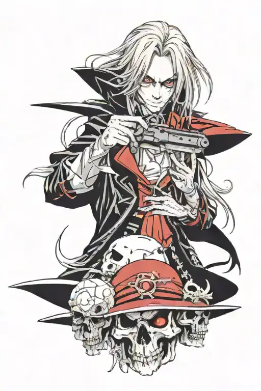 Alucard Eyes And Skulls