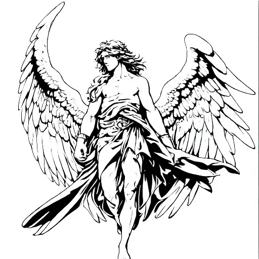 Black And White Michael Archangel