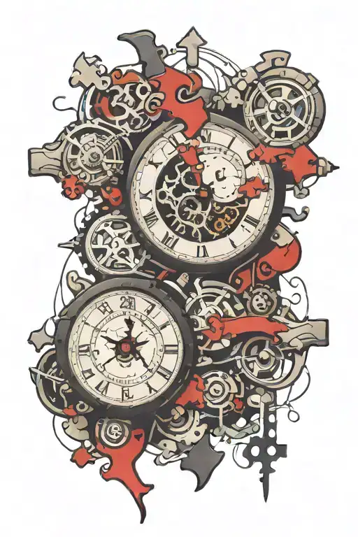 Jigsaw And Time Clock 9Am