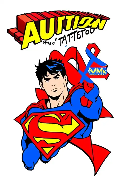 Superman Inspired Autism Awareness