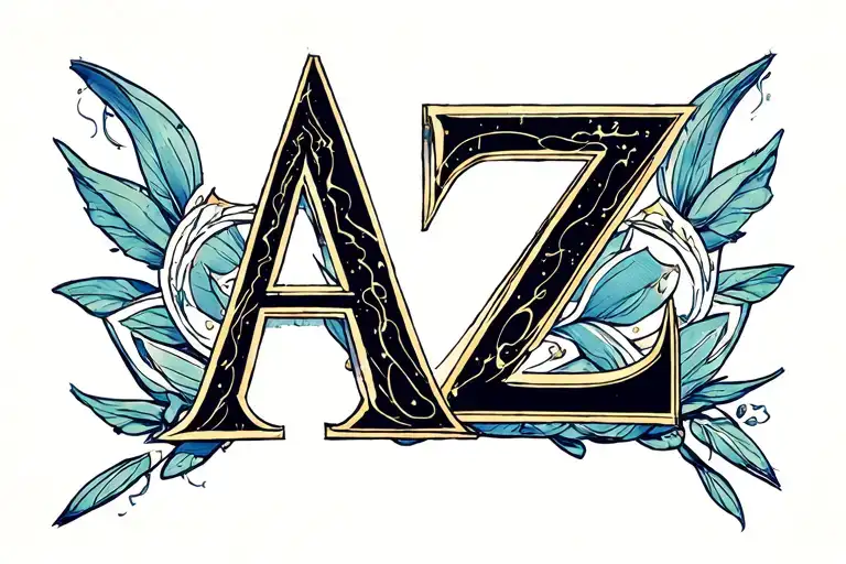 Letter A Vii And Letter Z