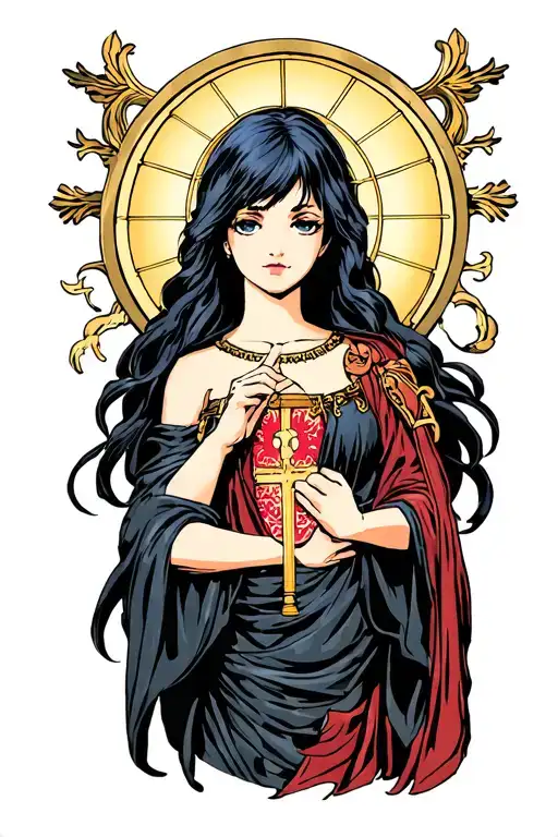 Misato Neo Genesis As Virgin Mary