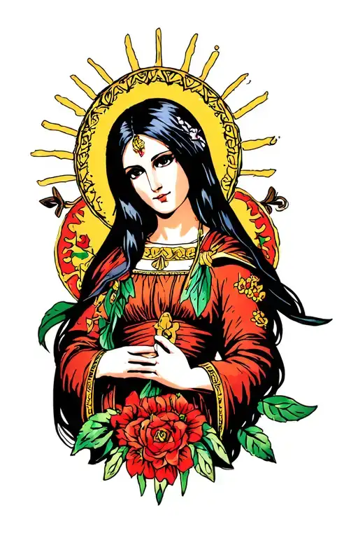 Misato Neo Genesis As Virgin Mary Mexican Style