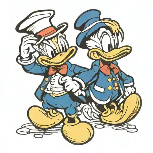 Donald Duck And Grumpy
