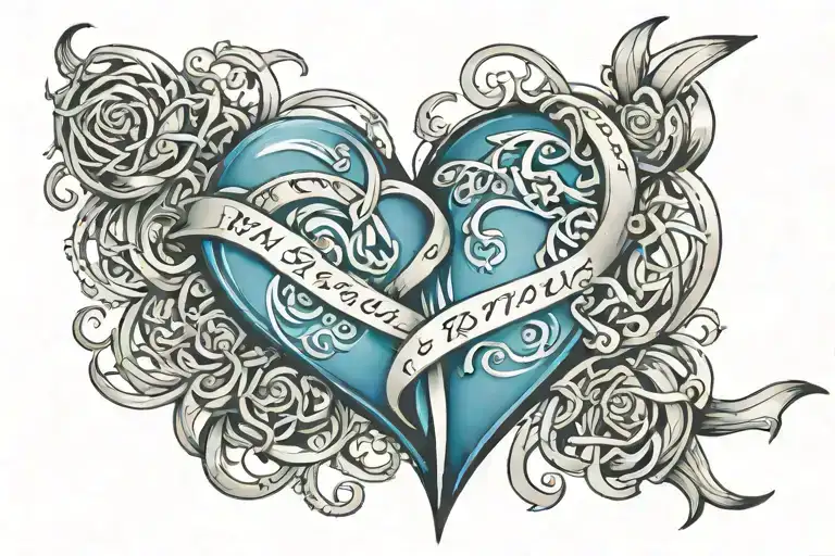 Our Names In A Heart Intertwined