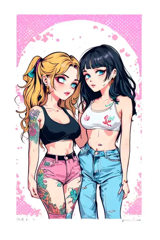 Rave Minimalistic Best Friends