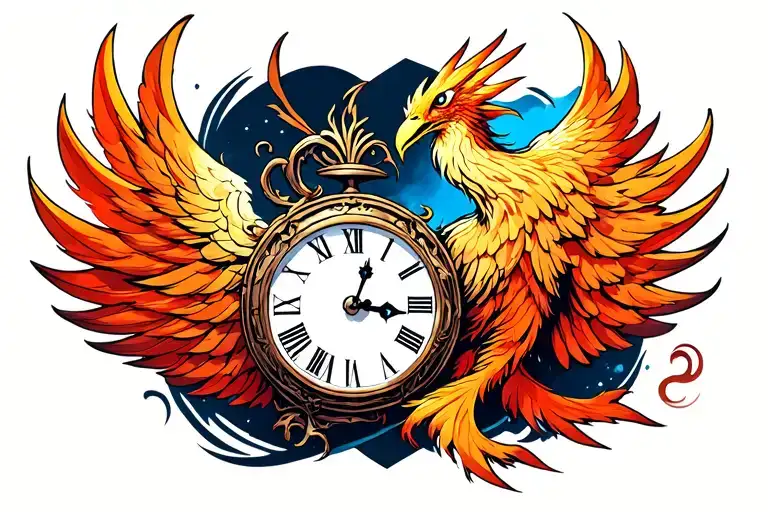 Phoenix And Clock