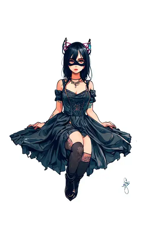 Venmpul Girl In A Mask