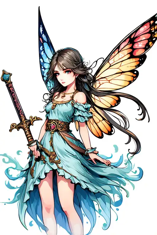 Fairy With Sword