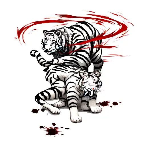 White Tiger And Blood
