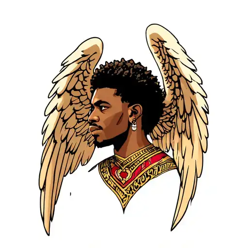 African Male Angel