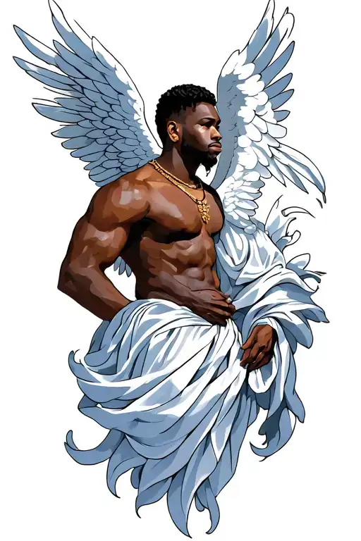 African Male Angel
