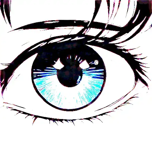 One Eye With Japanese Kanji Fukushuu -Free