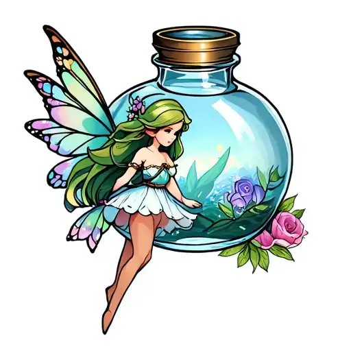 Zelda Fairy In Bottle